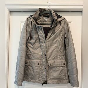 Dover Saddlery Women's Brown Plaid Heavy Riding Coat